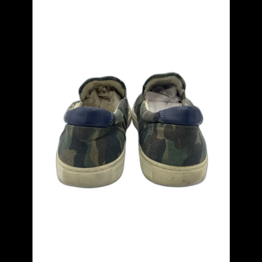 J.Crew‎ Men's Explorer Camo Canvas Slip-on Sneakers Sz 11
